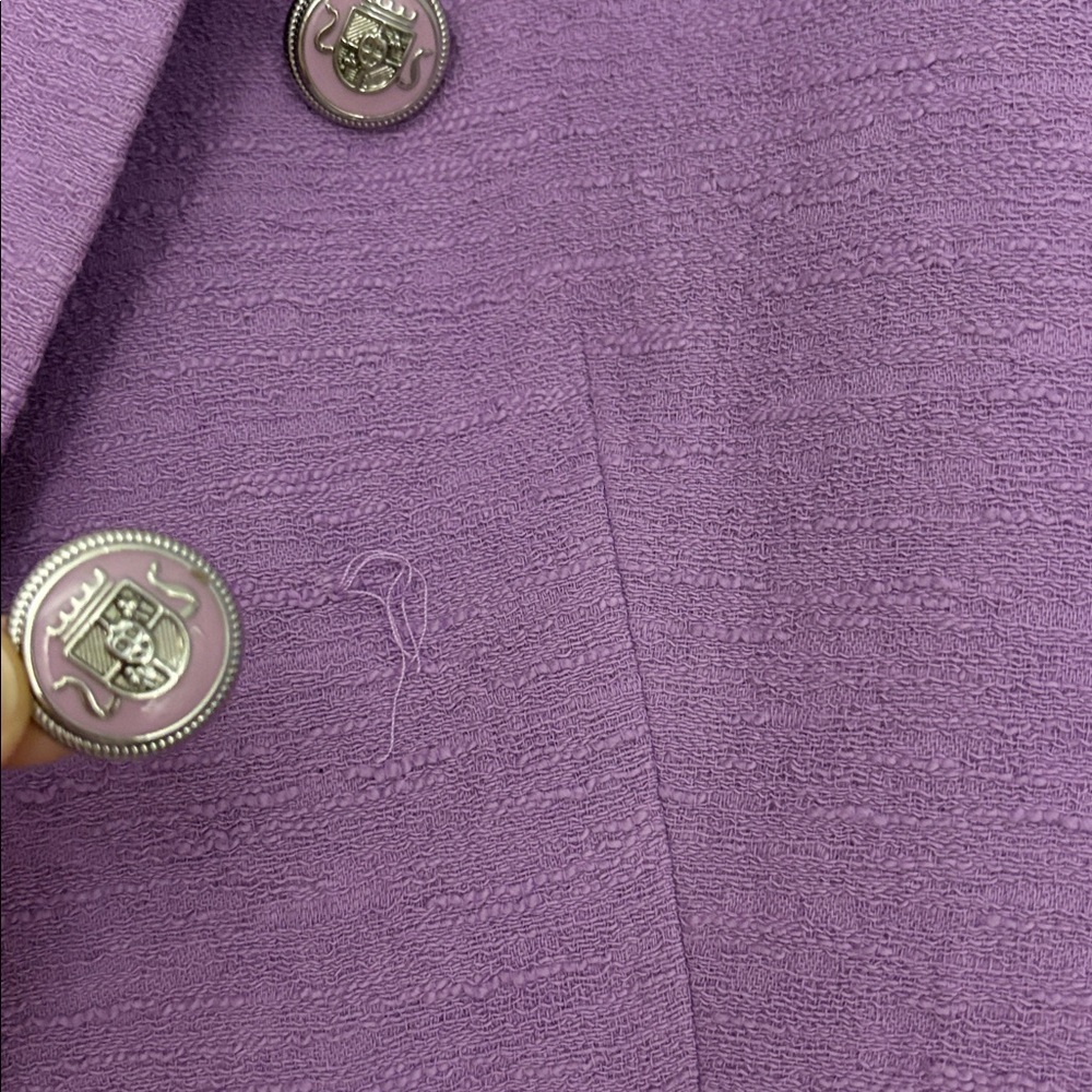 Veronica Beard Miller Dickey Jacket in Violet - Picture 12 of 14